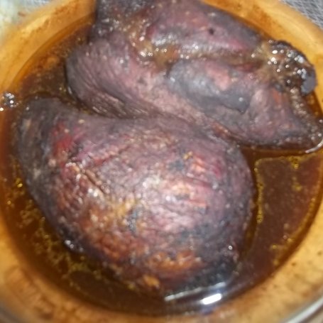 Krok 8 - Balsamiczna szynka z kawą i cynamonem foto