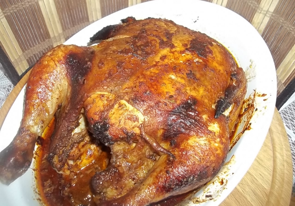 Balsamiczny pieczony kurczak foto