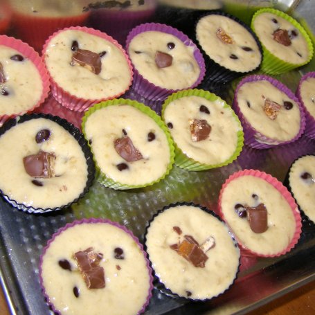 Krok 4 - bananowe muffinki... foto