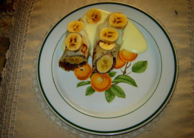 Fotografia przedstawiająca Bananowe naleśniki