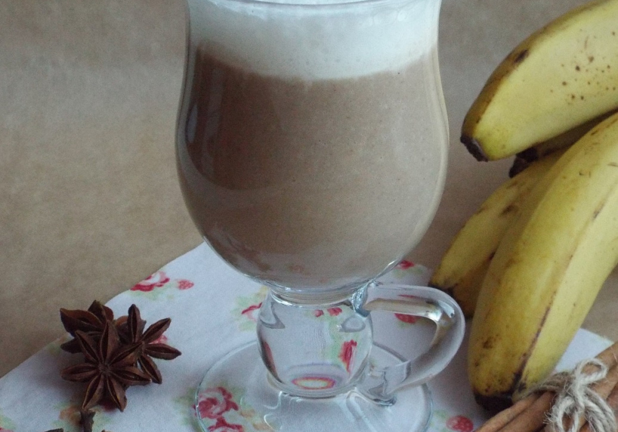Bananowo-batatowa kawa zbożowa foto