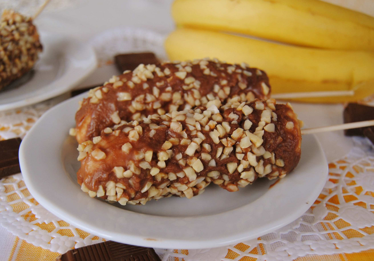 Bananowo - czekoladowe „lody” foto