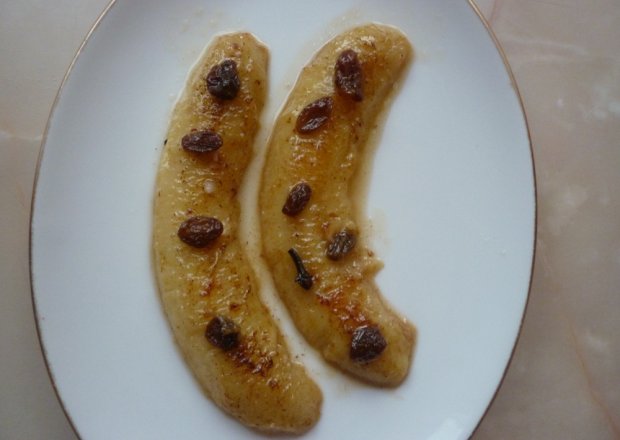 Fotografia przedstawiająca Banany na gorąco