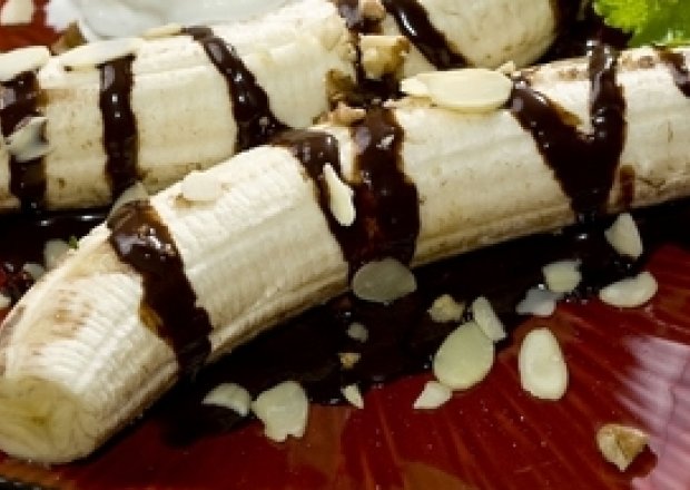 Fotografia przedstawiająca Banany w czekoladzie