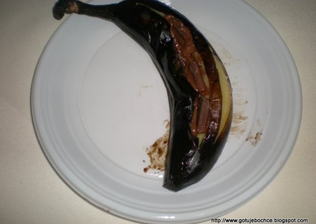 Fotografia przedstawiająca Banany z grila