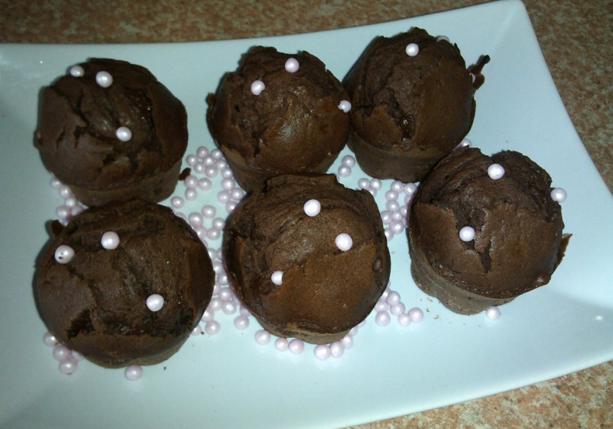 Bardzo czekoladowe muffiny foto