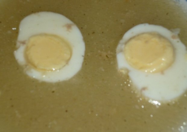 Fotografia przedstawiająca Barszcz biały z jajkiem