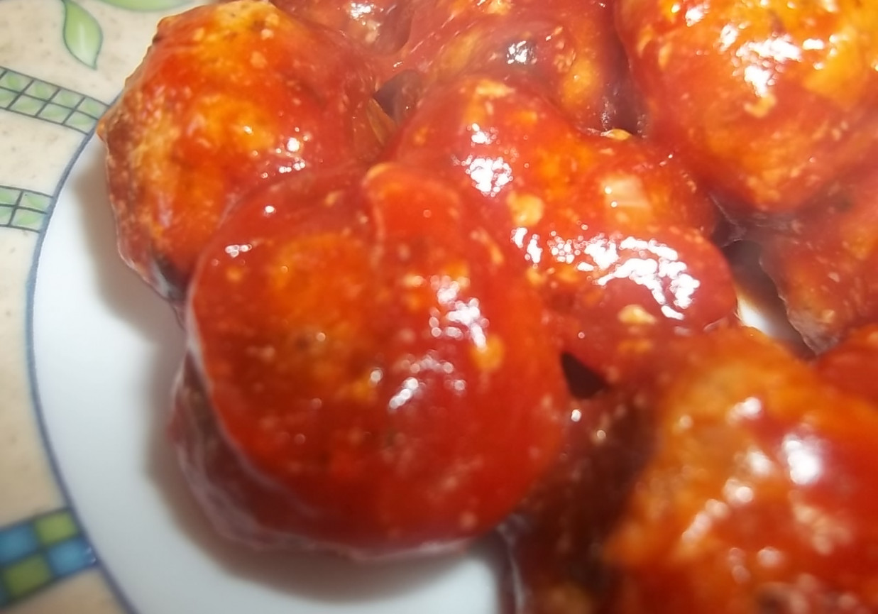 Bazyliowe kuleczki w ketchupie foto