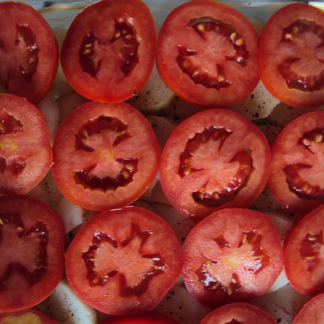 Krok 1 - Bezmięsna zapiekanka ziemniaczana z pomidorami foto