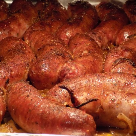 Krok 6 - Biała kiełbasa pieczona foto