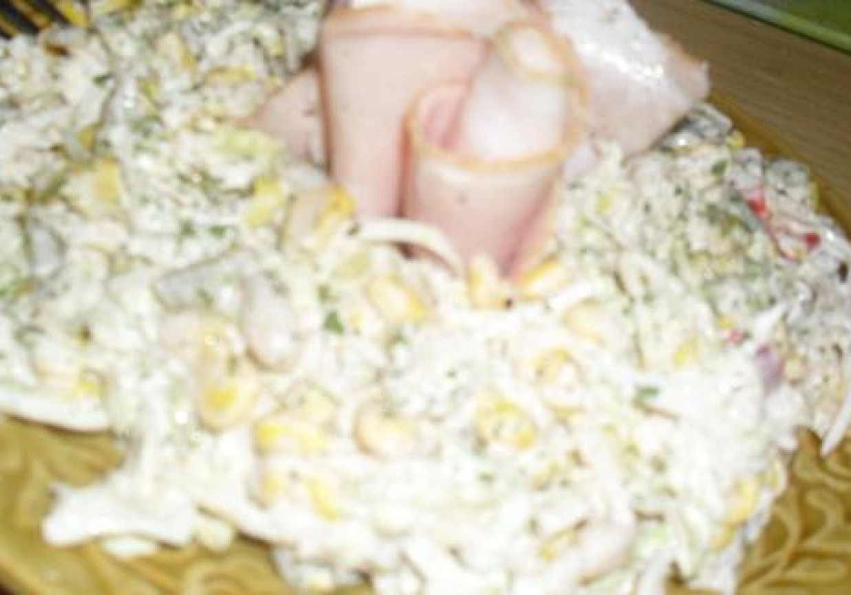 Biała sałatka foto