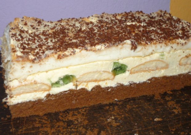 Fotografia przedstawiająca Białkowo kakaowe ciasto