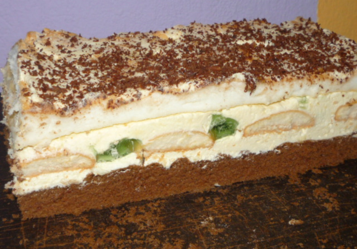 Białkowo kakaowe ciasto foto