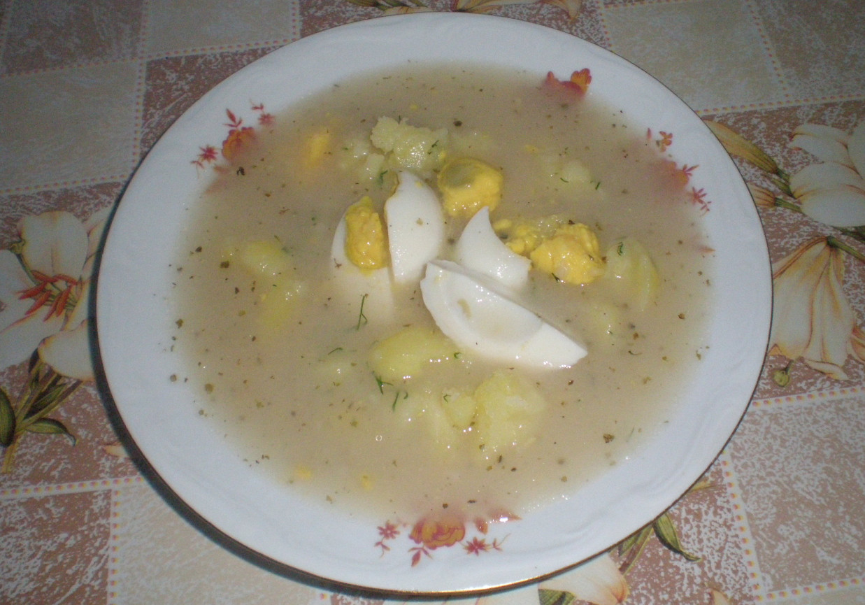 Biały barszczyk chrzanowy foto