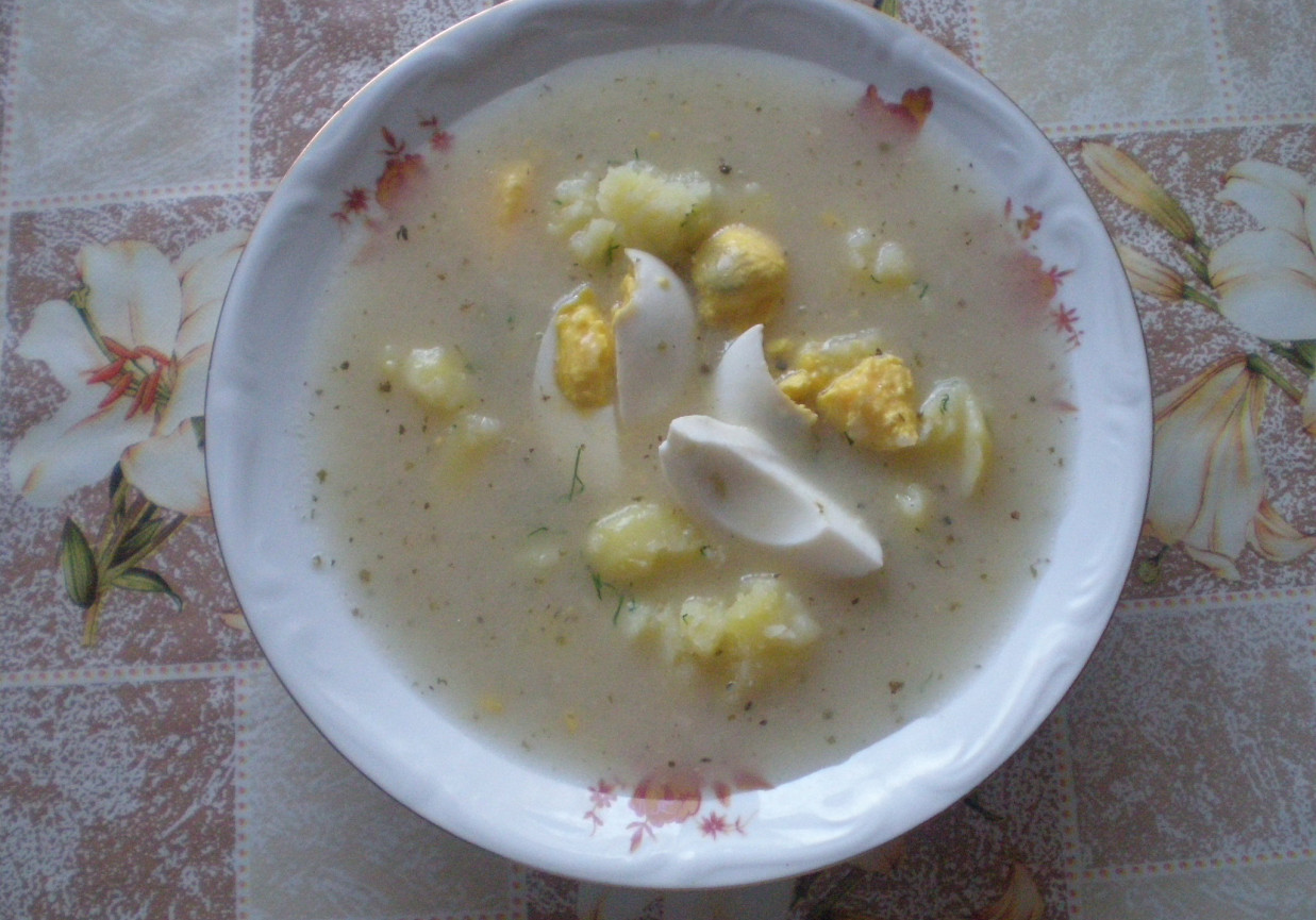 Biały barszczyk chrzanowy foto