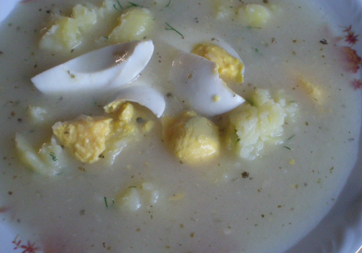 Biały barszczyk chrzanowy foto