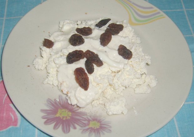 Fotografia przedstawiająca Biały ser na słodko