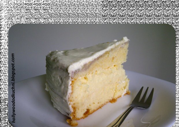 Fotografia przedstawiająca Biały tort