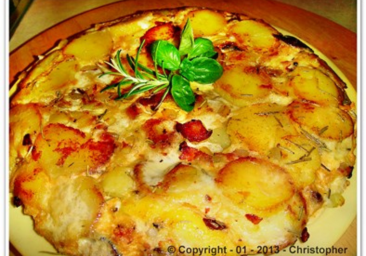 Tortilla de patatas – omlet hiszpański w wersji Christophera. foto