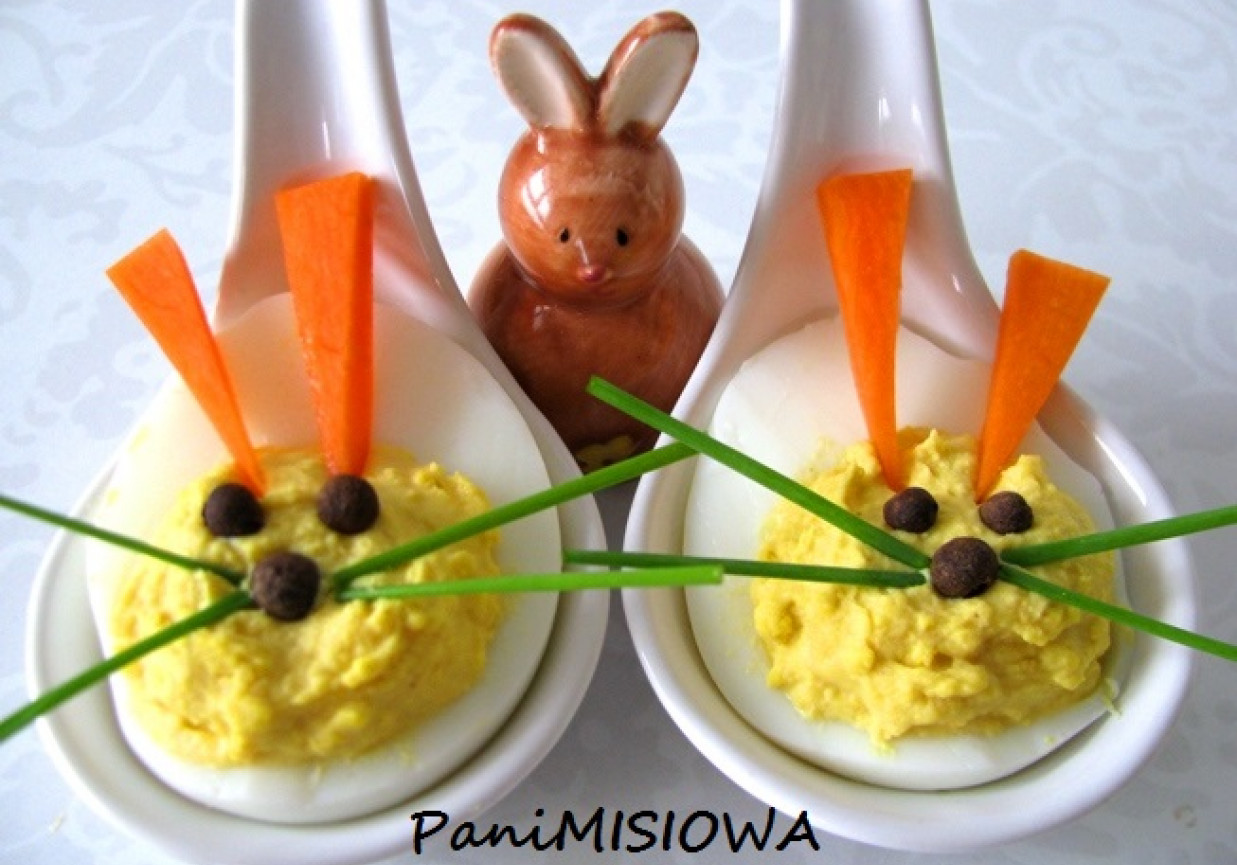 Jajka faszerowane „zajączki” foto