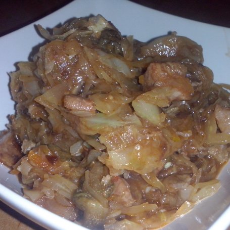Krok 6 - Bigos słodko kwaśny z dziczyzną foto