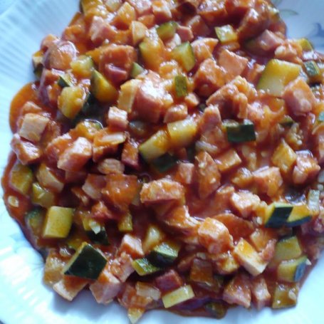 Krok 8 - bigos z cukinii foto