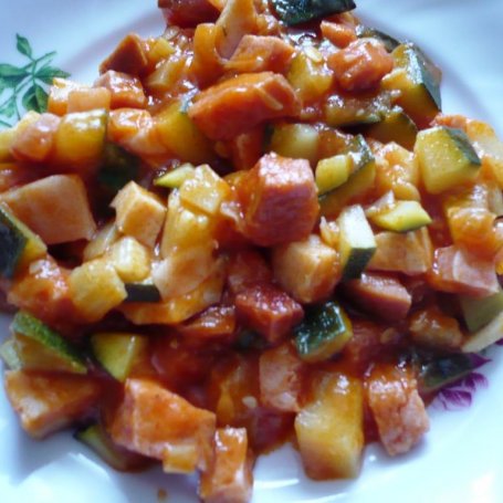 Krok 7 - bigos z cukinii foto
