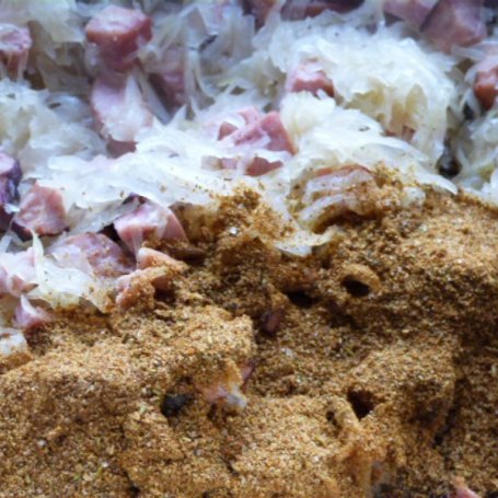 Krok 5 - Bigos z powidłami śliwkowymi foto