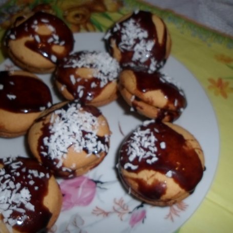 Krok 4 - Biszkopciki z masą kajmakową foto
