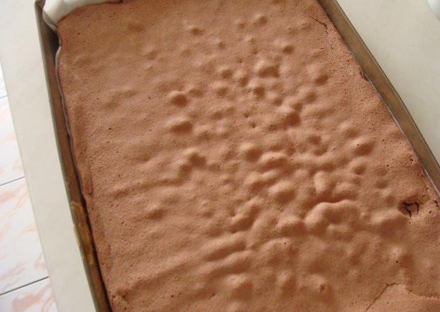 Fotografia przedstawiająca biszkopt kakaowy