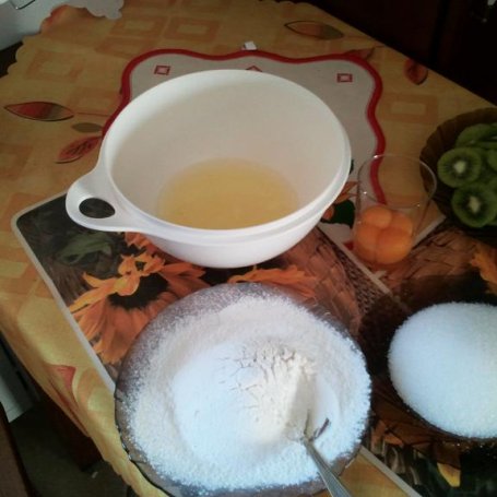 Krok 1 - Biszkoptowe kiwi foto