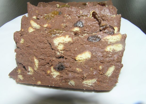 Fotografia przedstawiająca blok czekoladowy..