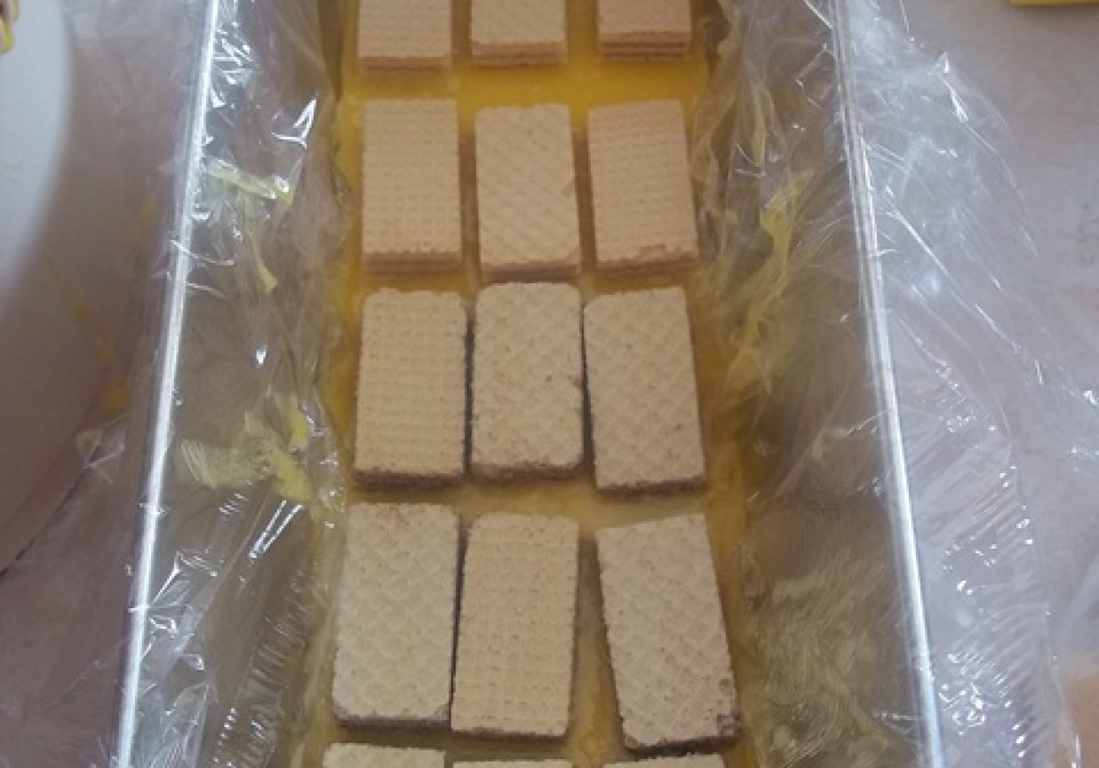 Blok z białej czekolady foto