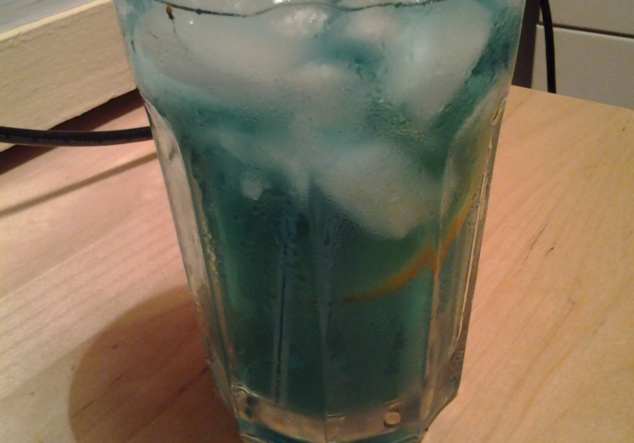 Blue - drink bezalkoholowy. foto