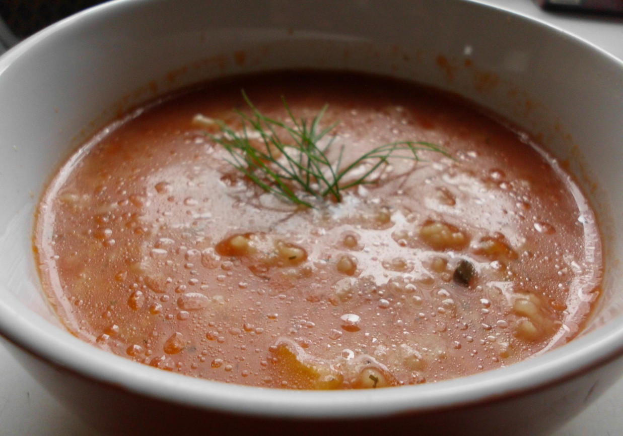 błyskawiczna zupa pomidorowa foto