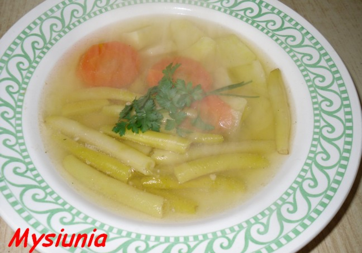 Błyskawiczna zupa  warzywna foto