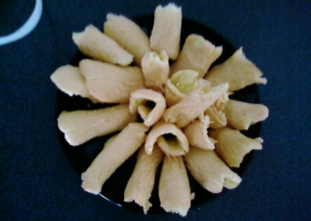 Fotografia przedstawiająca Błyskawiczne ciasteczka biszkoptowe.