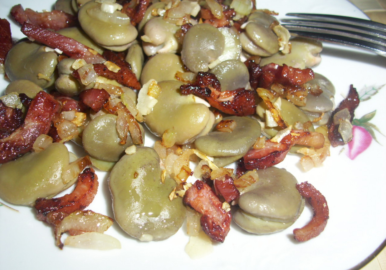 Bób z boczkiem foto