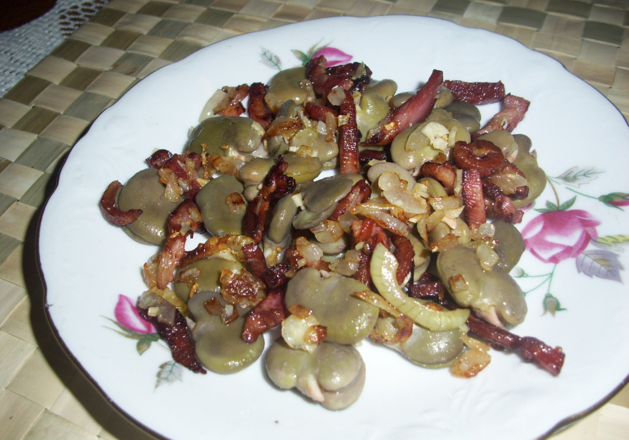 Bób z boczkiem foto