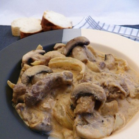 Krok 5 - Boeuf Stroganoff foto
