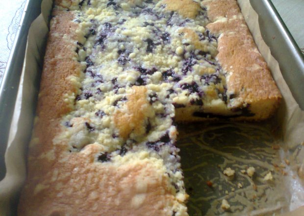 Fotografia przedstawiająca Borówkowe ciasto