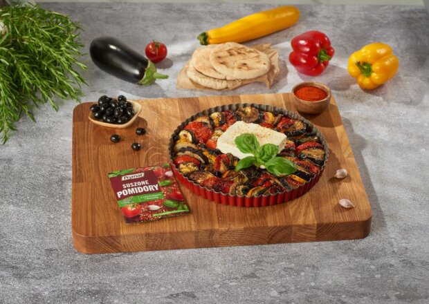 Fotografia przedstawiająca Briam - zapiekane warzywa po grecku, DS XXIII, odc. 32