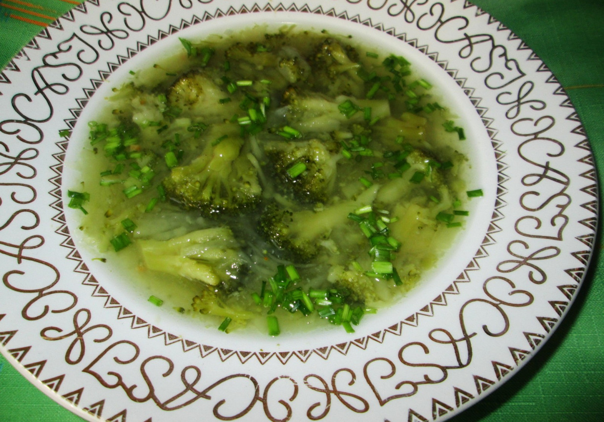 Brokułowa zupa zagęszczana foto