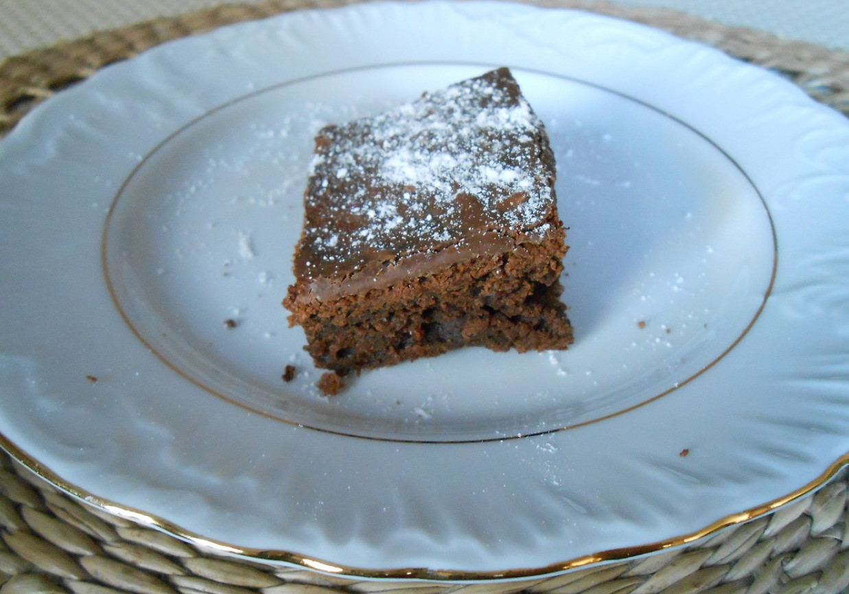 Brownie- mocno czekoladowe ciasto foto