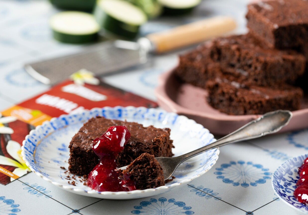 Brownie z cukinii foto