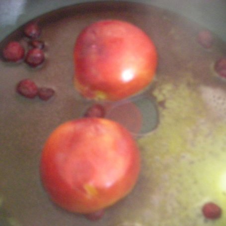 Krok 2 - brzoskwinie w soku żurawinowym i cynamonie foto