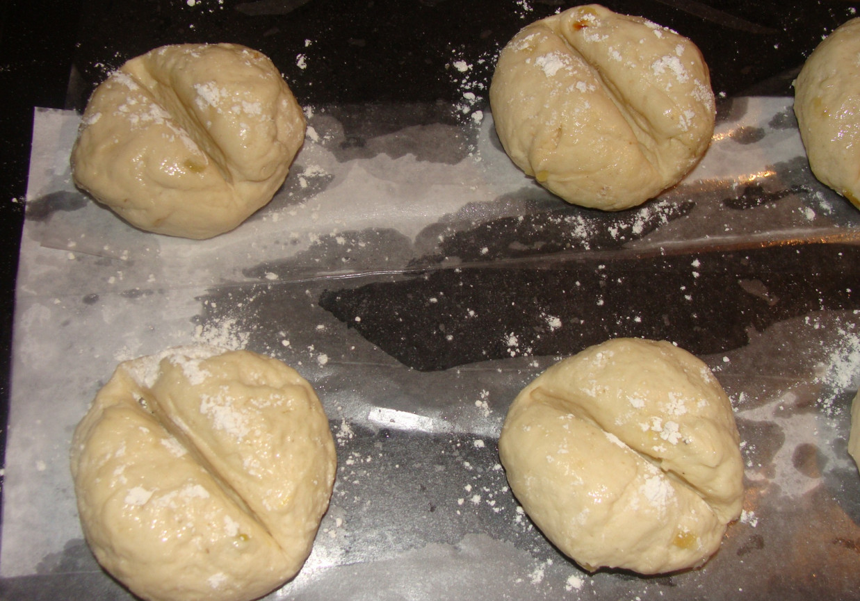Bułeczki ziemniaczane z cebulką foto