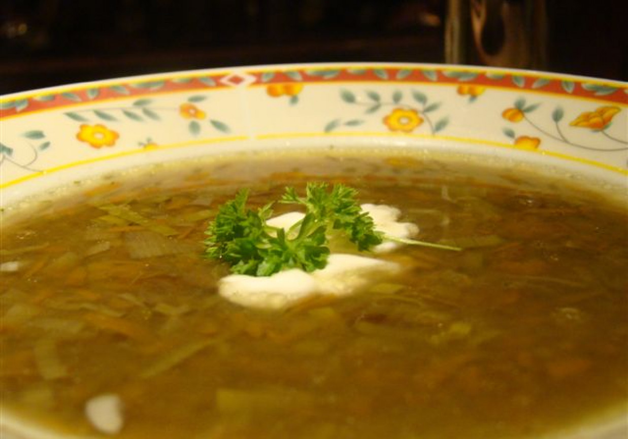 Bułgarska zupa z soczewicy foto