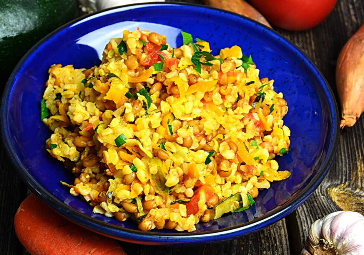 Bulgur z warzywami foto