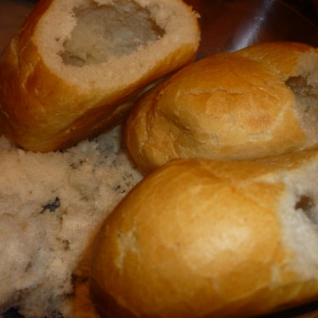 Krok 3 - Bułka z pieczarkami foto